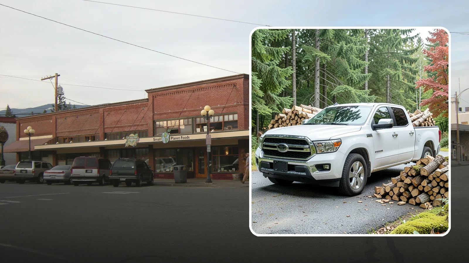 Firewood Pickup in Sedro-Woolley, Skagit County, WA - Save on delivery by picking up seasoned, ready-to-burn firewood directly from our Pacific Northwest yard.