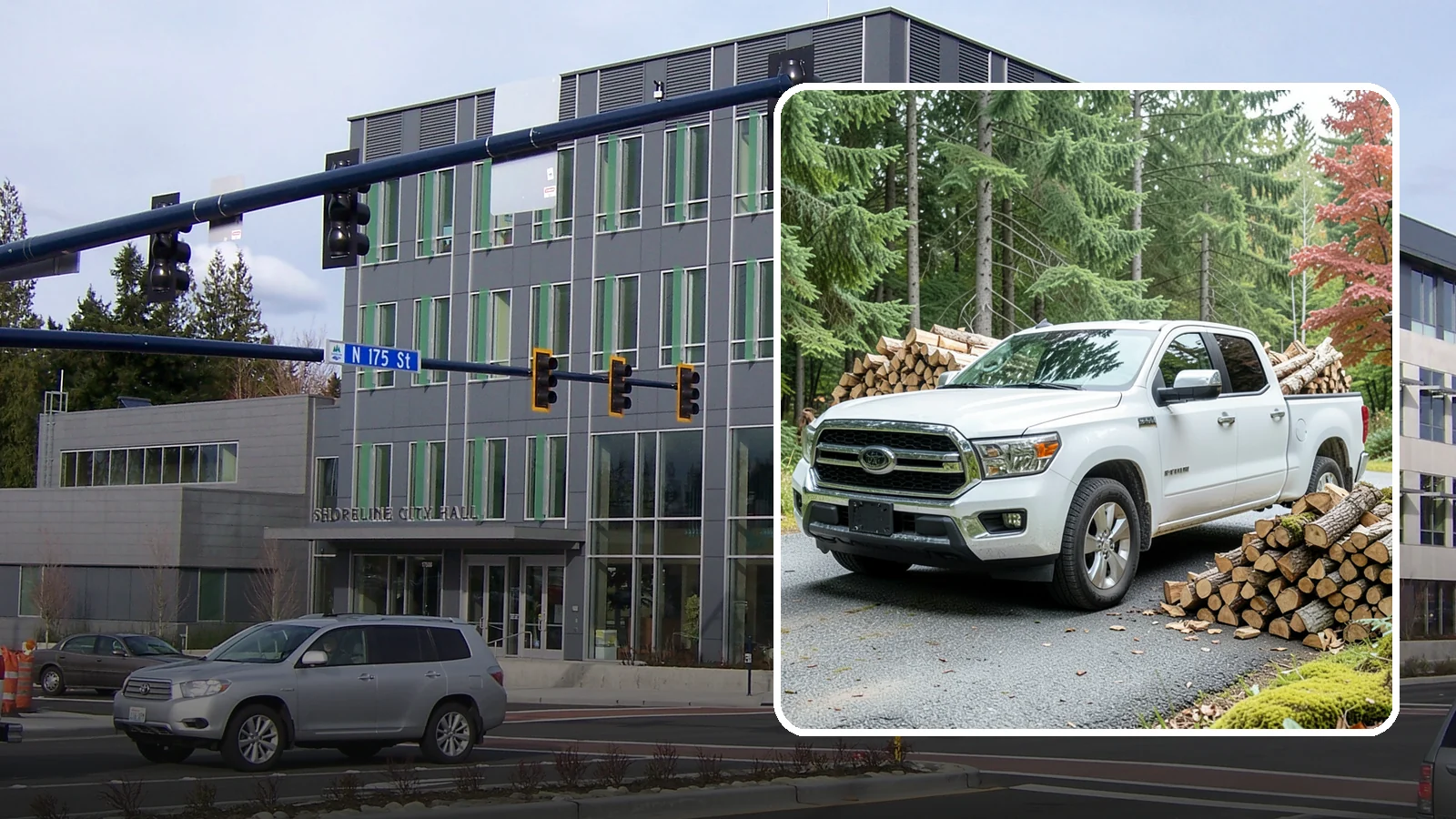 Firewood Pickup in Shoreline, King County, WA - Save on delivery by picking up seasoned, ready-to-burn firewood directly from our Pacific Northwest yard.