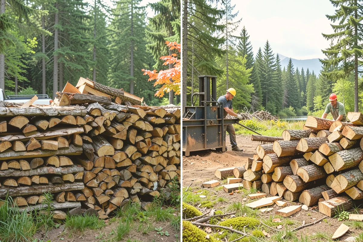 Firewood Pickup in Snohomish, Snohomish County, WA - You order your quantity and choose pickup