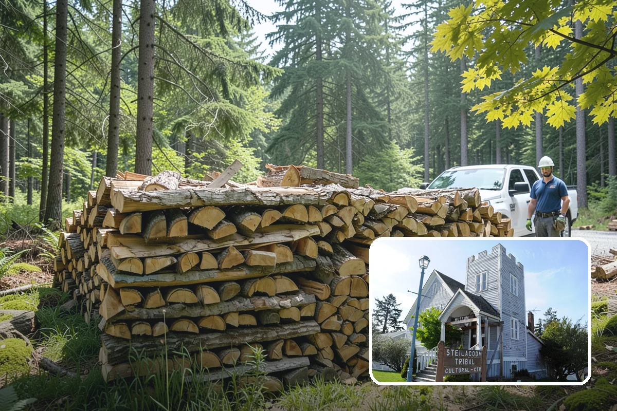 Firewood Pickup in Steilacoom, Pierce County, WA - No delivery fee for the biggest savings