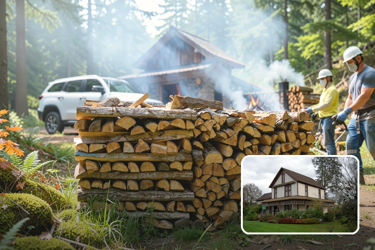 Firewood Pickup in Sumner, Pierce County, WA - No delivery fee for the biggest savings