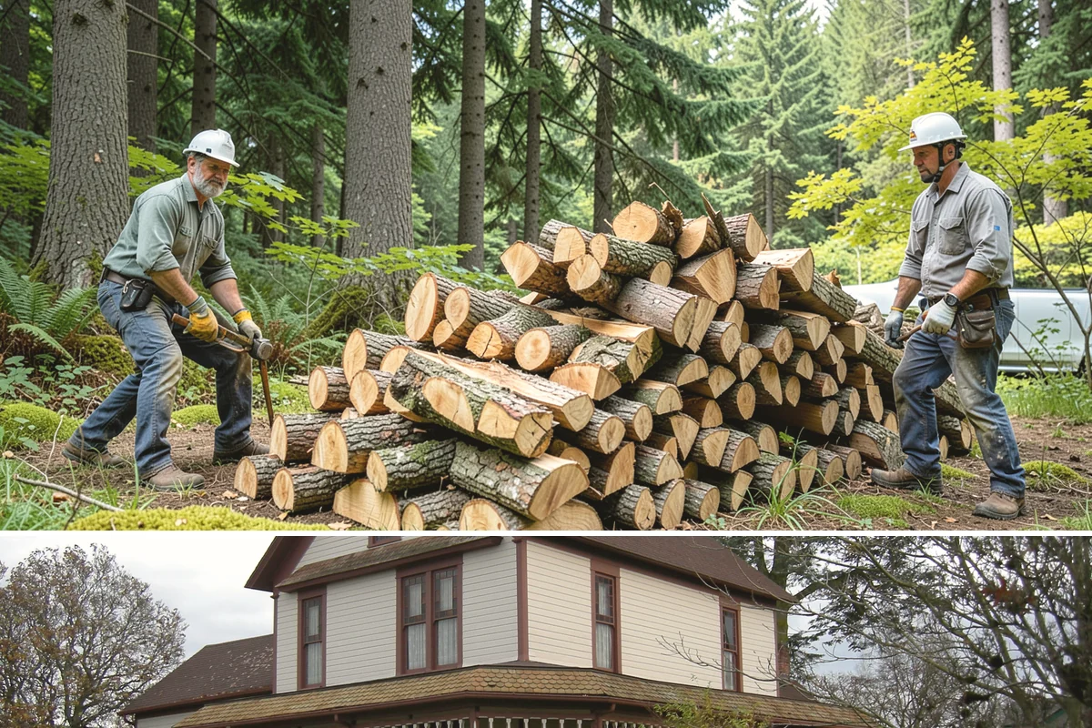 Firewood Pickup in Sumner, Pierce County, WA - Pickup is available year-round, but stock is freshest and most plentiful in late summer and fall.