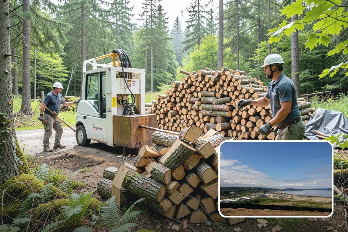 Firewood Pickup in University Place, Pierce County, WA - No delivery fee for the biggest savings