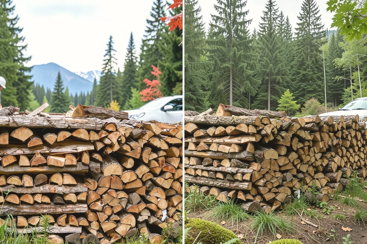 Firewood Pickup in University Place, Pierce County, WA - You order your quantity and choose pickup