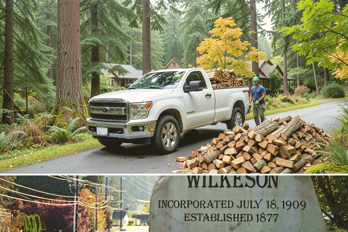 Firewood Pickup in Wilkeson, Pierce County, WA - Pickup is available year-round, but stock is freshest and most plentiful in late summer and fall.