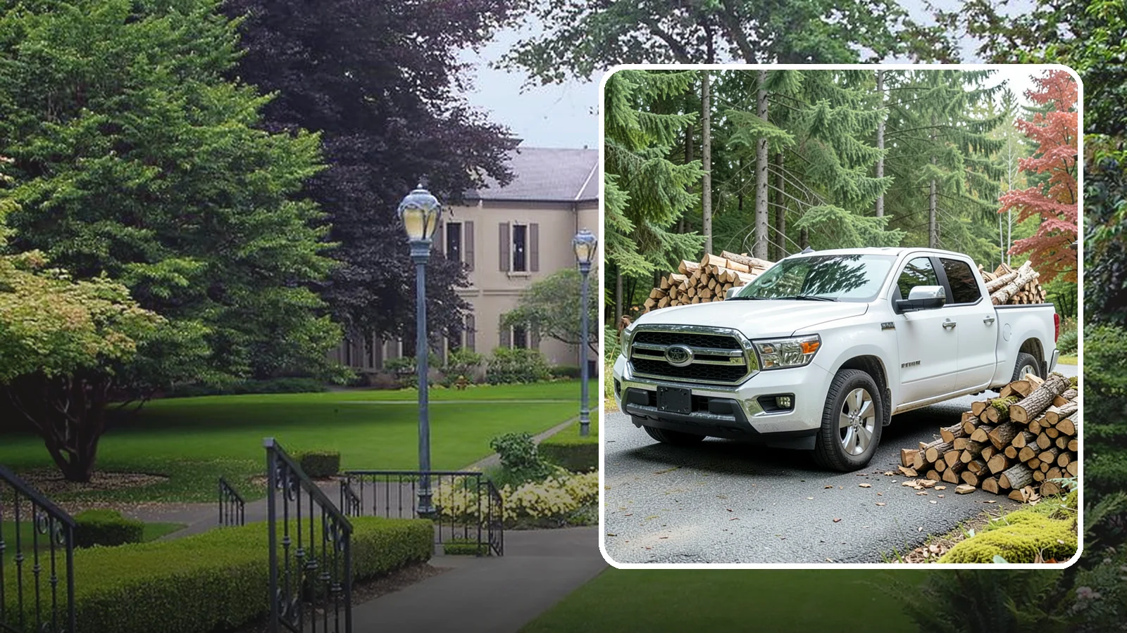 Firewood Pickup in Woodinville, King County, WA - Save on delivery by picking up seasoned, ready-to-burn firewood directly from our Pacific Northwest yard.