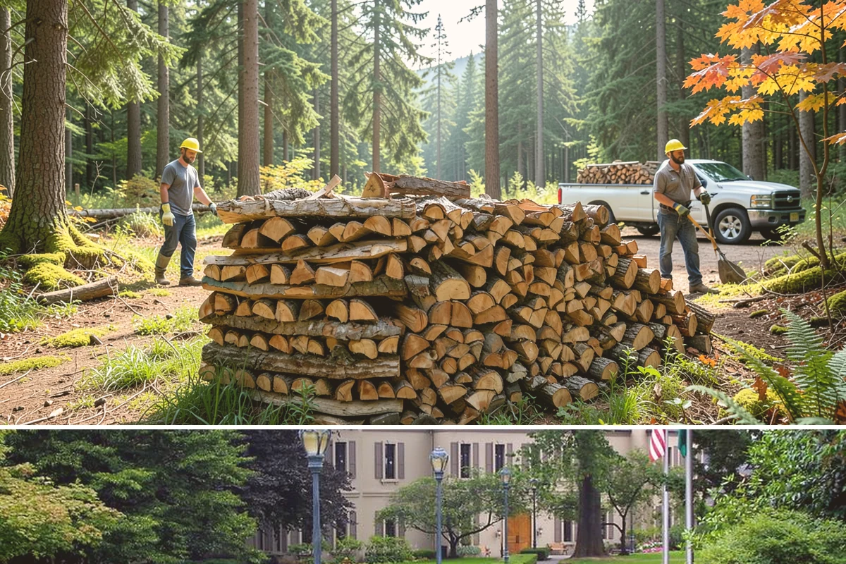 Firewood Pickup in Woodinville, King County, WA - Pickup is available year-round, but stock is freshest and most plentiful in late summer and fall.