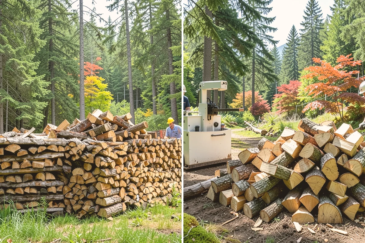 Firewood Processing in Algona, King County, WA - We assess your logs and processing goals