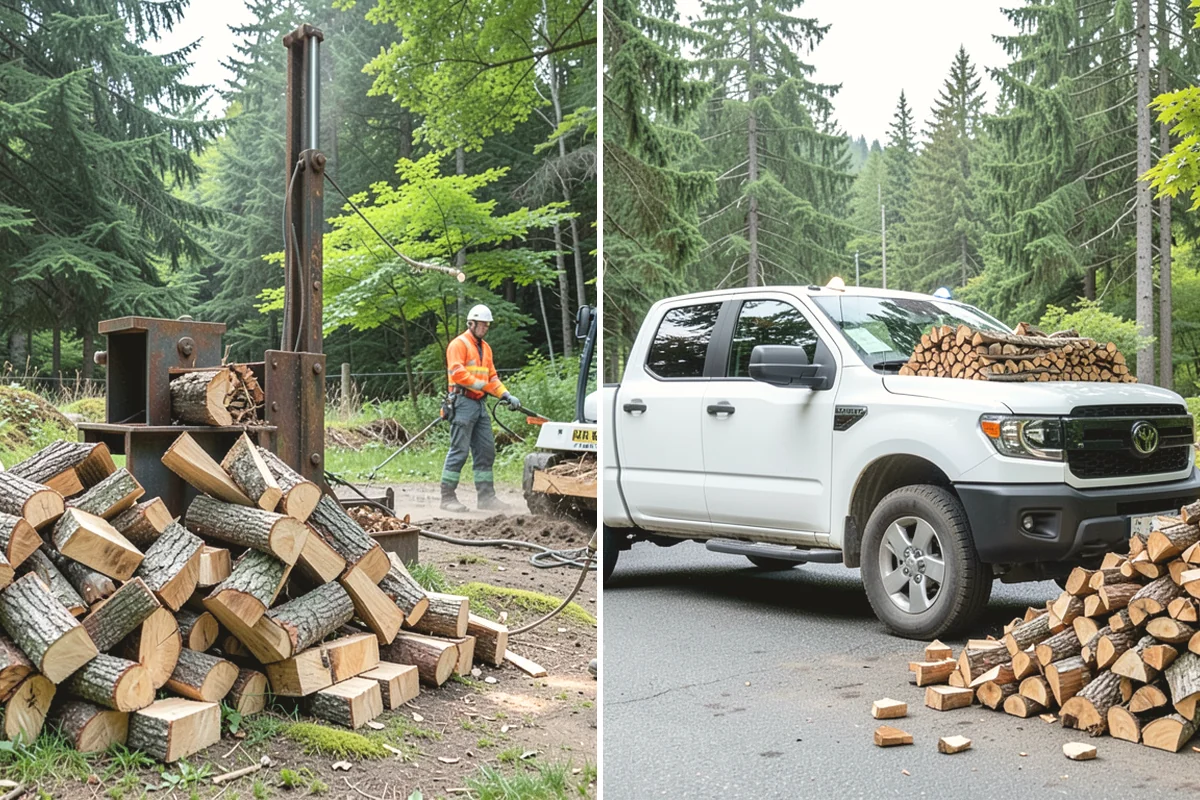 Firewood Processing in Burlington, Skagit County, WA - We assess your logs and processing goals
