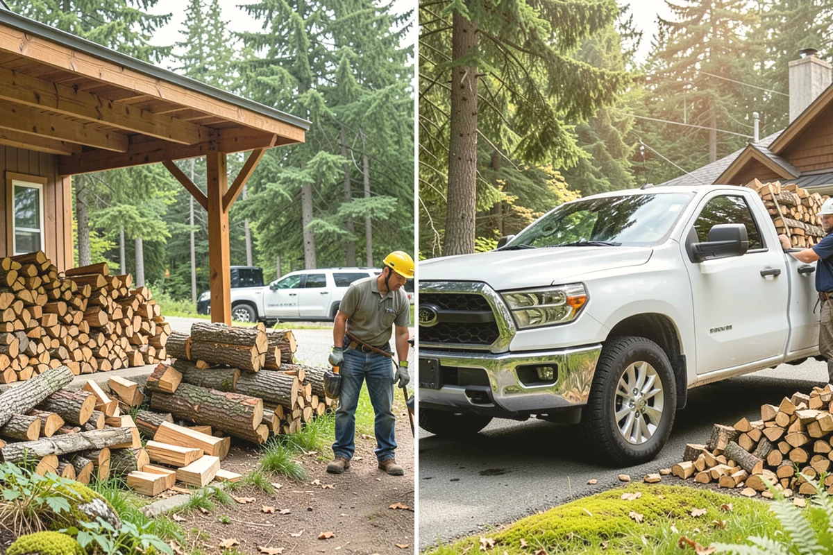 Firewood Processing in Carbonado, Pierce County, WA - We assess your logs and processing goals