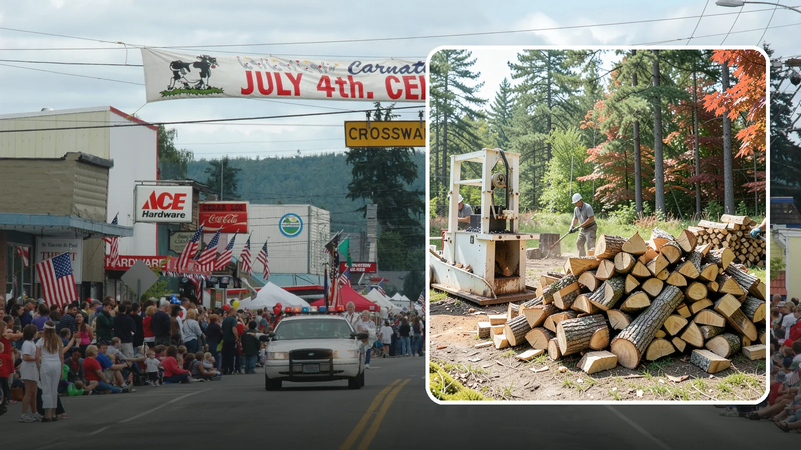 Firewood Processing in Carnation, King County, WA - Complete firewood processing that takes your logs from bucking through splitting and stacking.