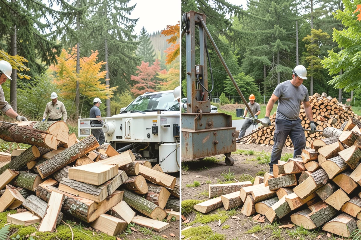 Firewood Processing in Carnation, King County, WA - We assess your logs and processing goals