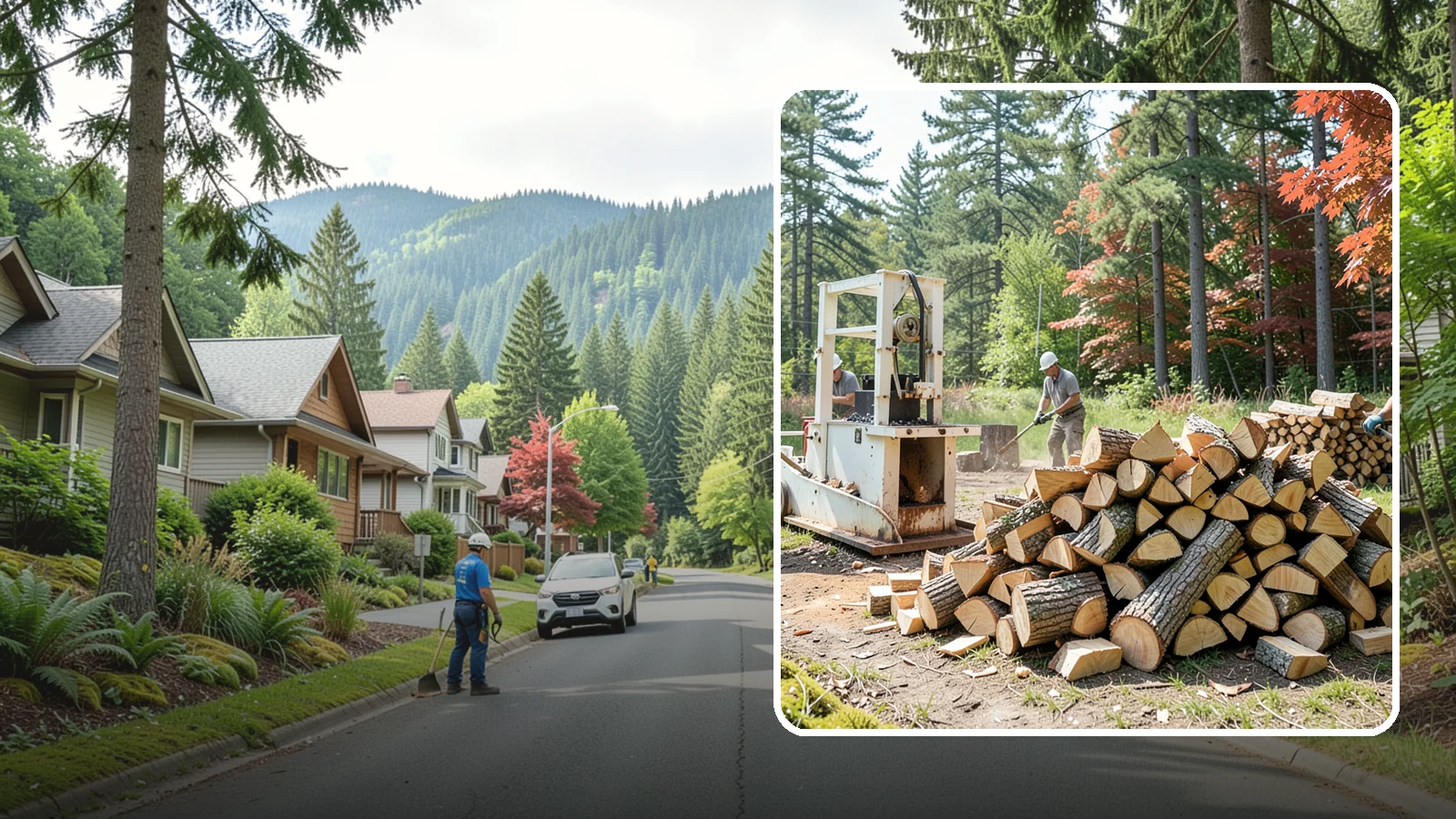 Firewood Processing in Darrington, WA - Complete firewood processing that takes your logs from bucking through splitting and stacking.