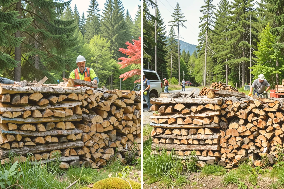 Firewood Processing in Edmonds, Snohomish County, WA - We assess your logs and processing goals