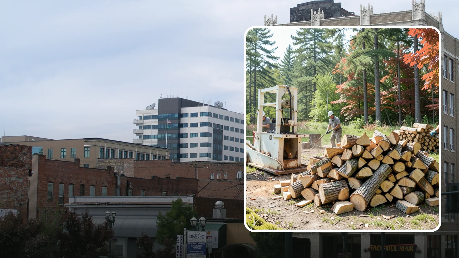 Firewood Processing in Everett, Snohomish County, WA - Complete firewood processing that takes your logs from bucking through splitting and stacking.