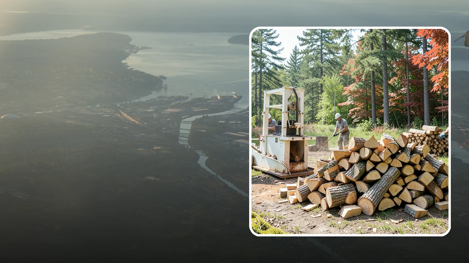 Firewood Processing in Fife, Pierce County, WA - Complete firewood processing that takes your logs from bucking through splitting and stacking.