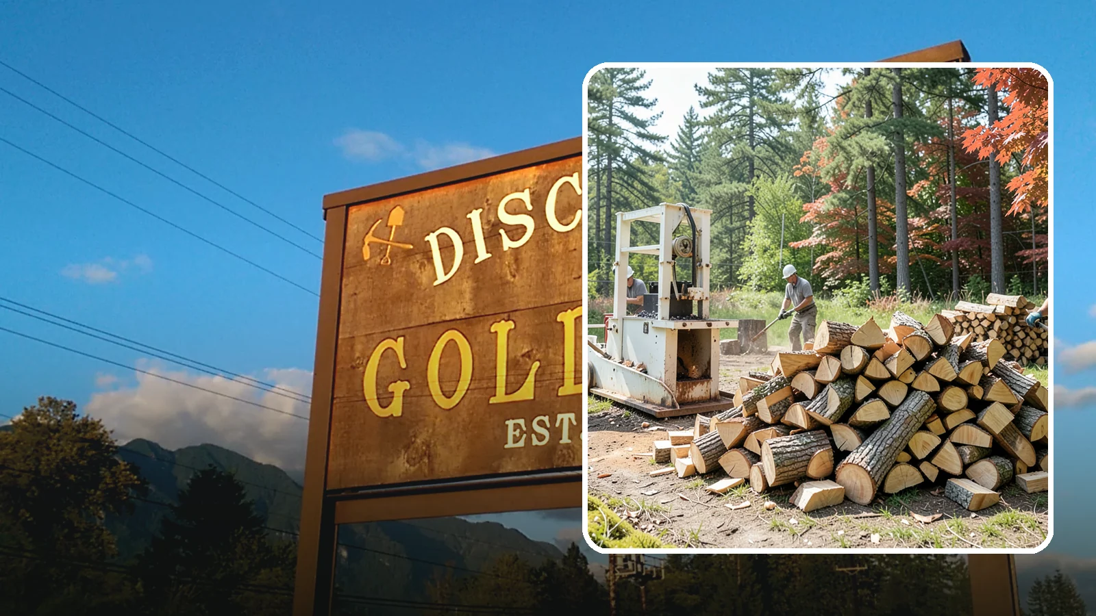Firewood Processing in Gold Bar, Snohomish County, WA - Complete firewood processing that takes your logs from bucking through splitting and stacking.