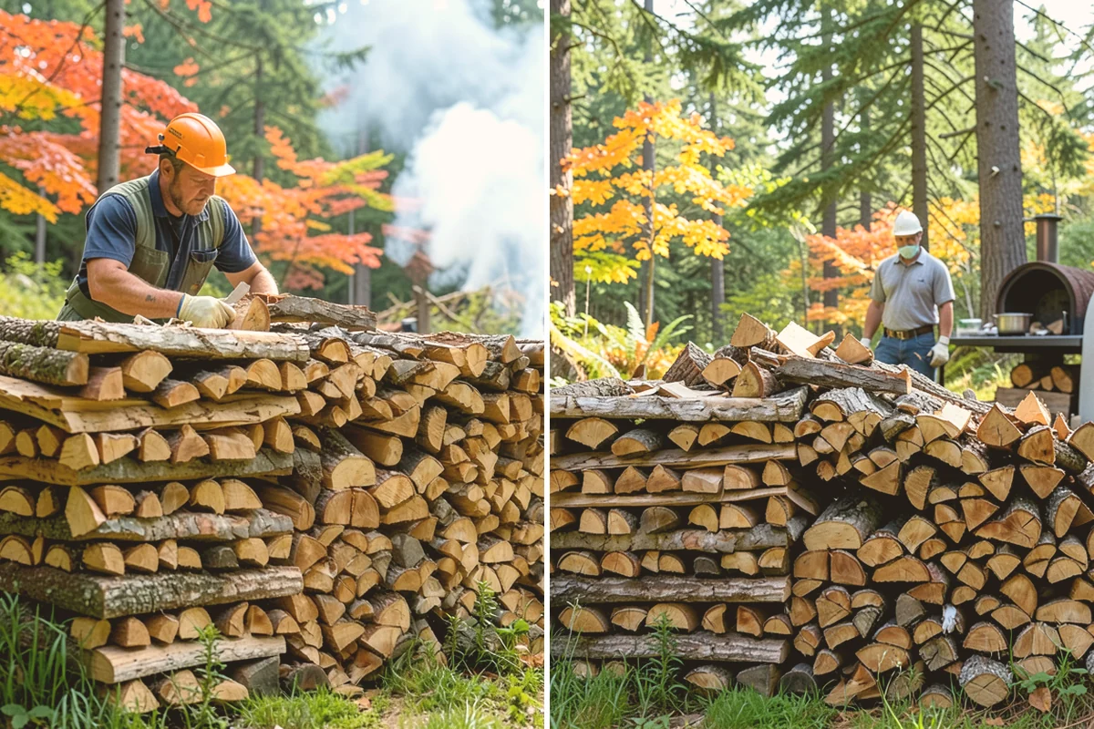 Firewood Processing in Langley, Island County, WA - We assess your logs and processing goals