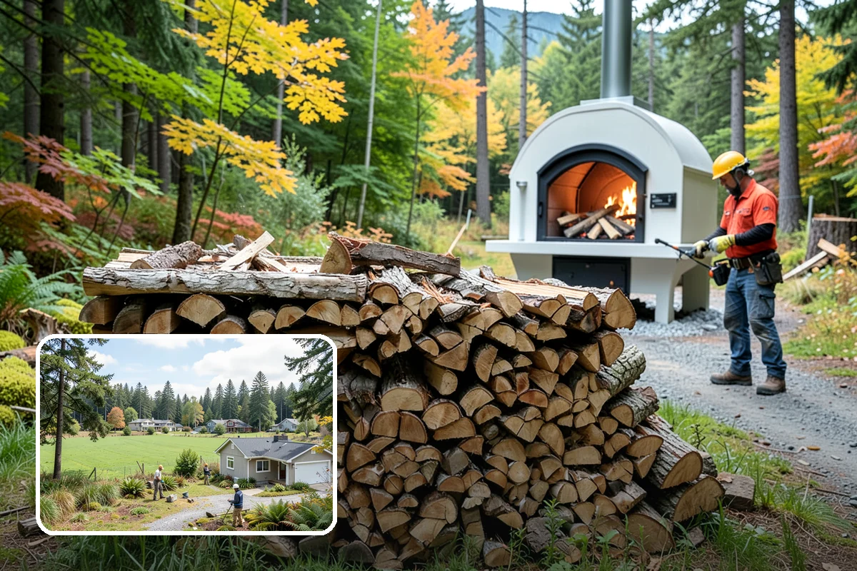 Firewood Processing in Lyman, WA - End-to-end service from log to stack