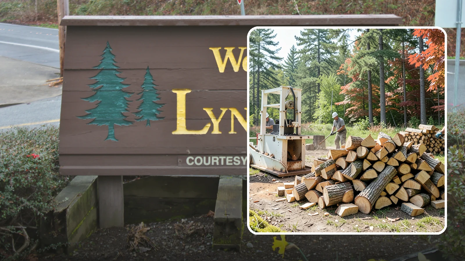 Firewood Processing in Lynnwood, Snohomish County, WA - Complete firewood processing that takes your logs from bucking through splitting and stacking.