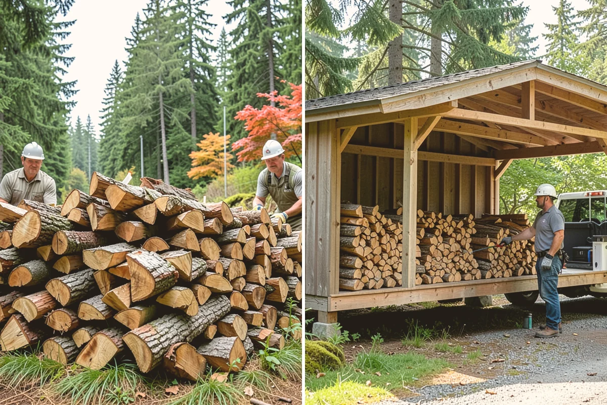 Firewood Processing in Lynnwood, Snohomish County, WA - We assess your logs and processing goals