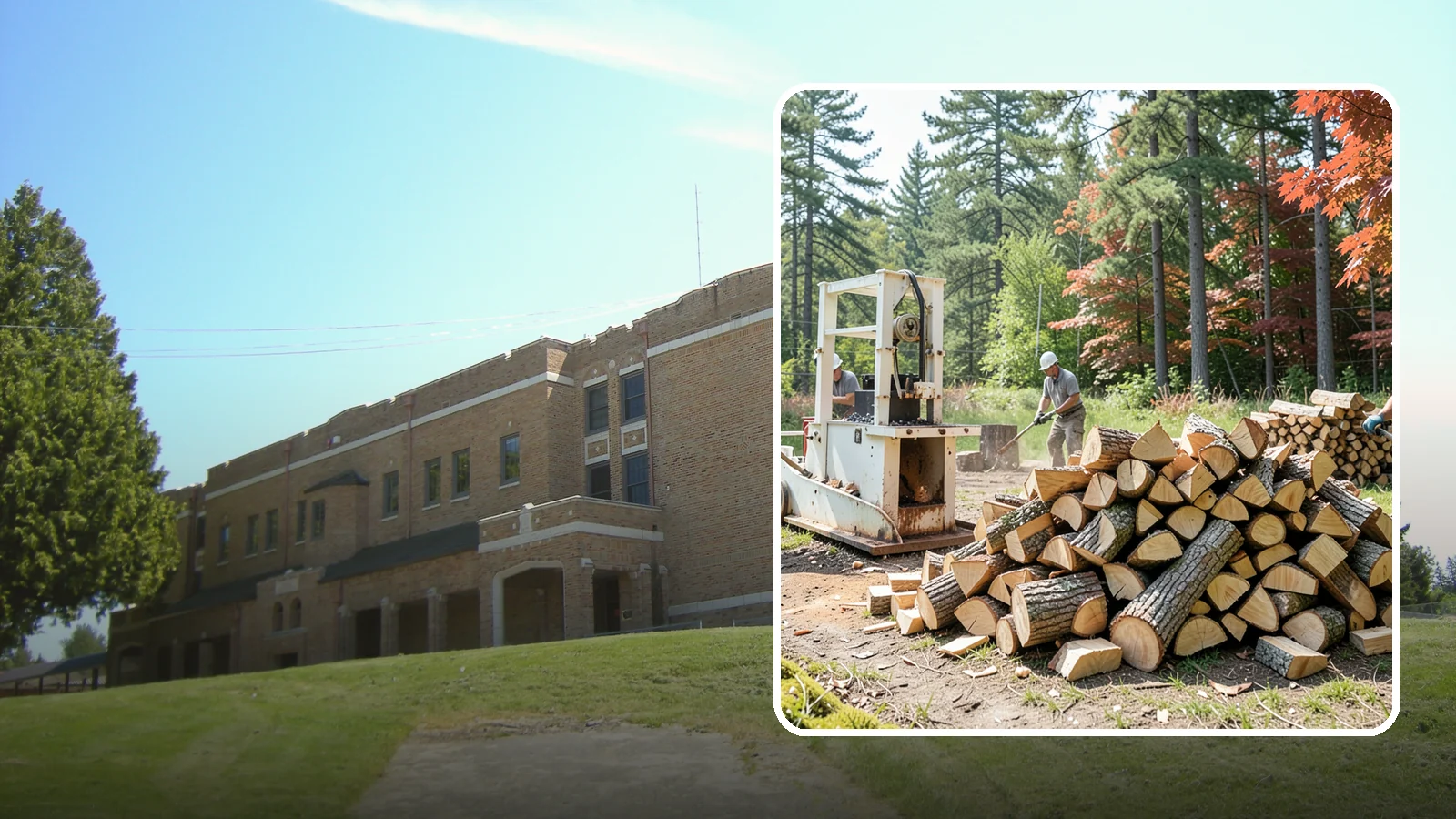 Firewood Processing in Maple Valley, King County, WA - Complete firewood processing that takes your logs from bucking through splitting and stacking.