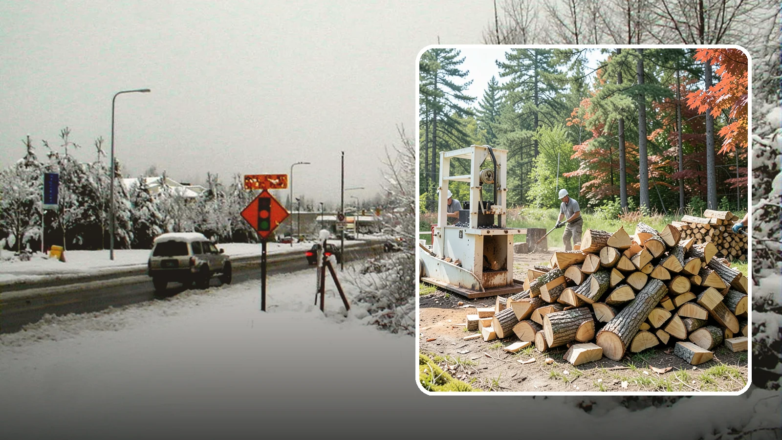 Firewood Processing in Newcastle, King County, WA - Complete firewood processing that takes your logs from bucking through splitting and stacking.
