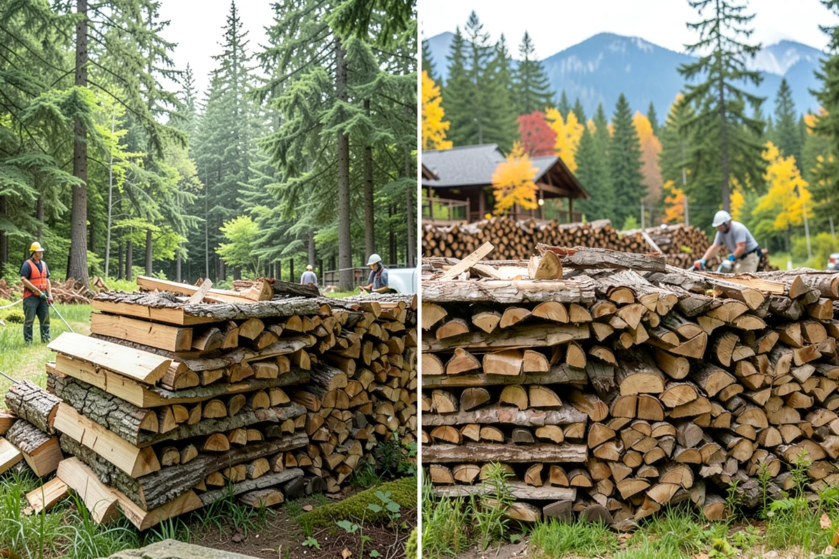 Firewood Processing in Puyallup, Pierce County, WA - We assess your logs and processing goals