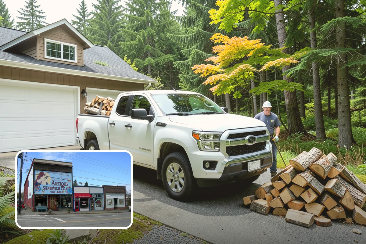 Firewood Processing in Ruston, Pierce County, WA - End-to-end service from log to stack