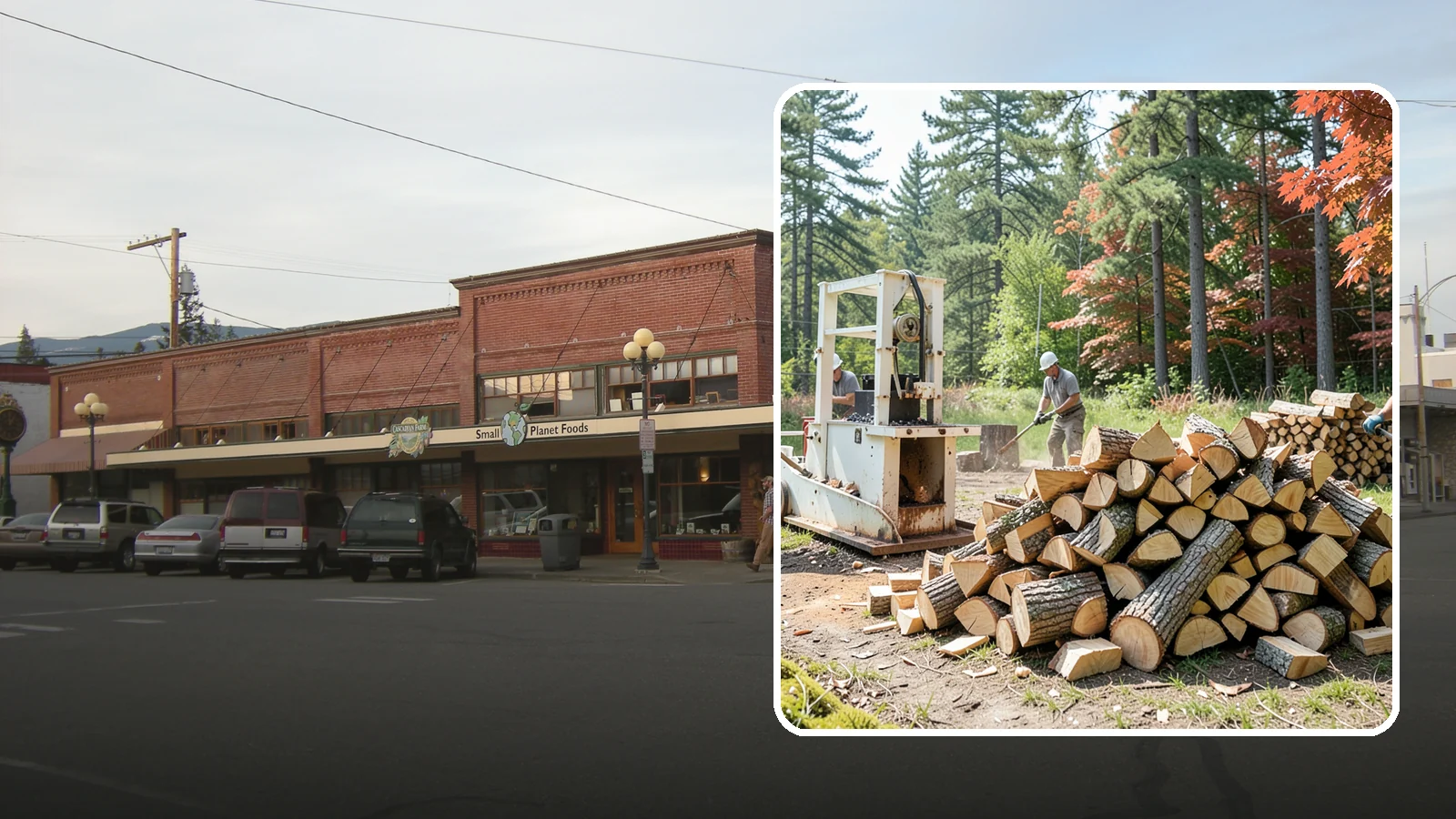 Firewood Processing in Sedro-Woolley, Skagit County, WA - Complete firewood processing that takes your logs from bucking through splitting and stacking.