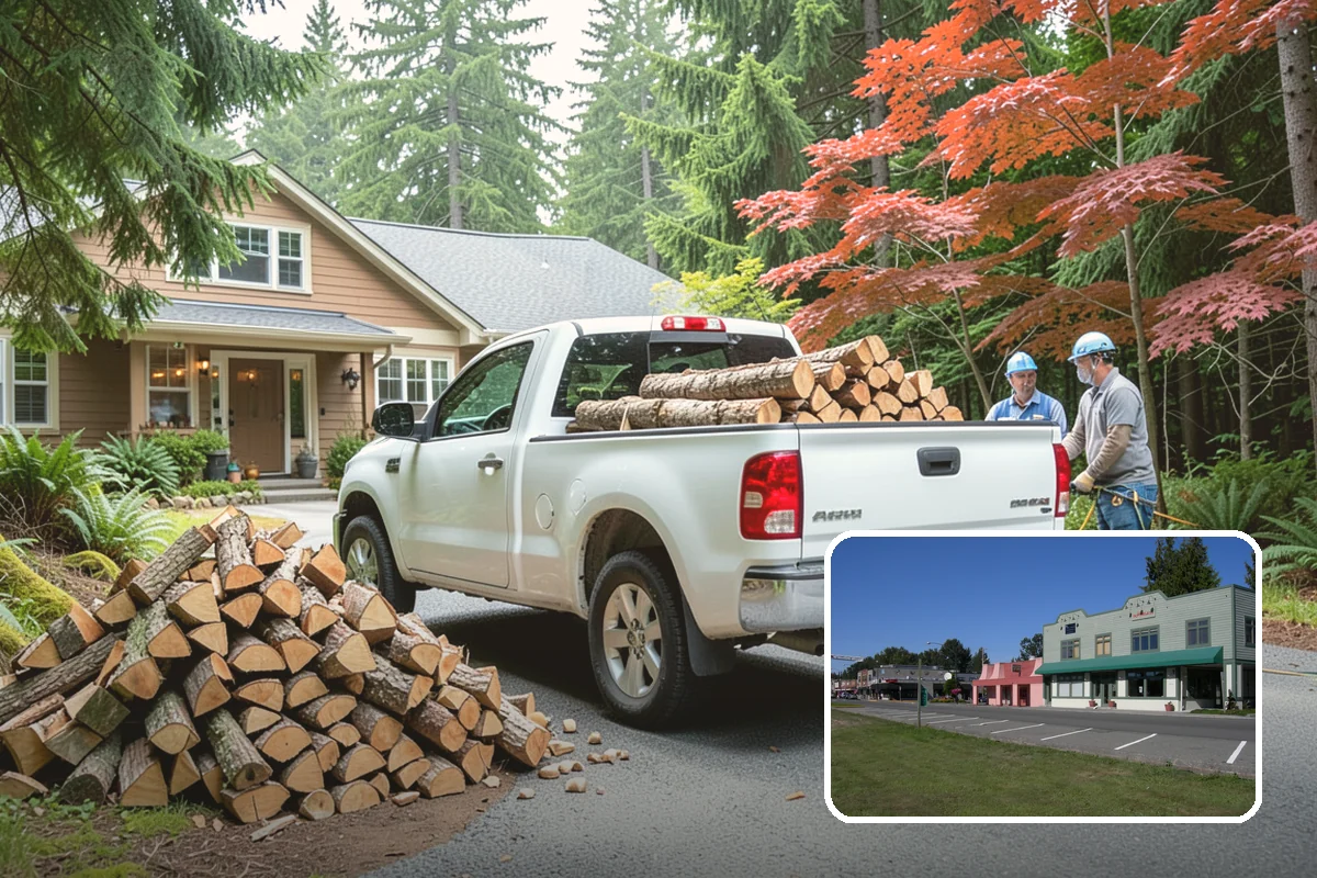 Firewood Processing in Snoqualmie, King County, WA - End-to-end service from log to stack