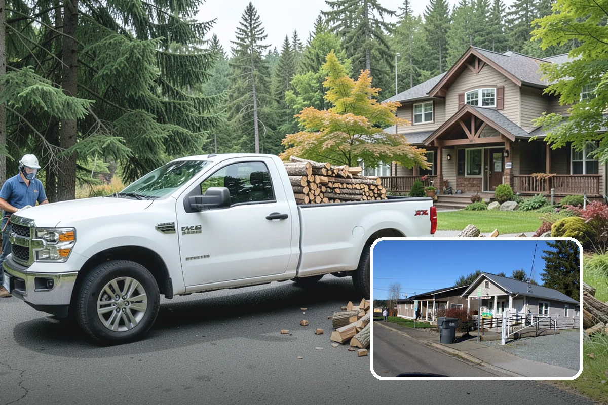 Firewood Processing in South Prairie, Pierce County, WA - End-to-end service from log to stack