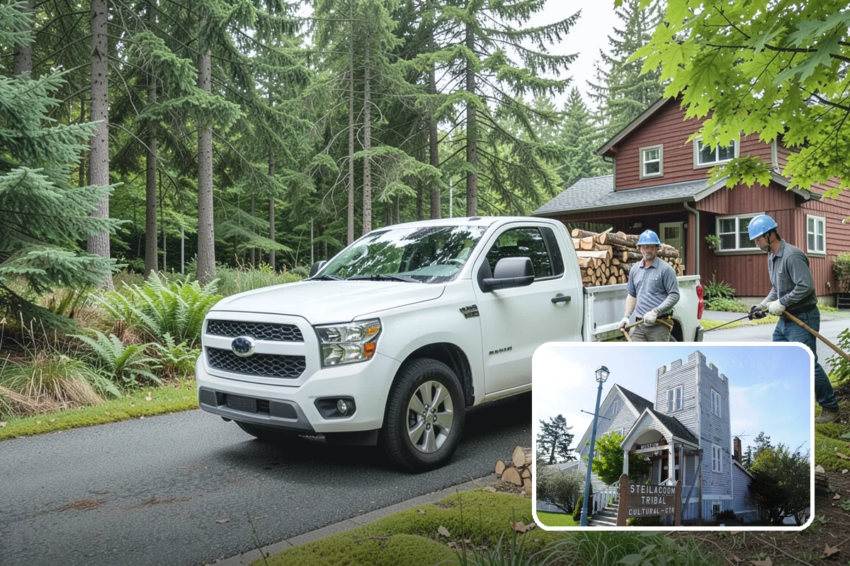 Firewood Processing in Steilacoom, Pierce County, WA - End-to-end service from log to stack