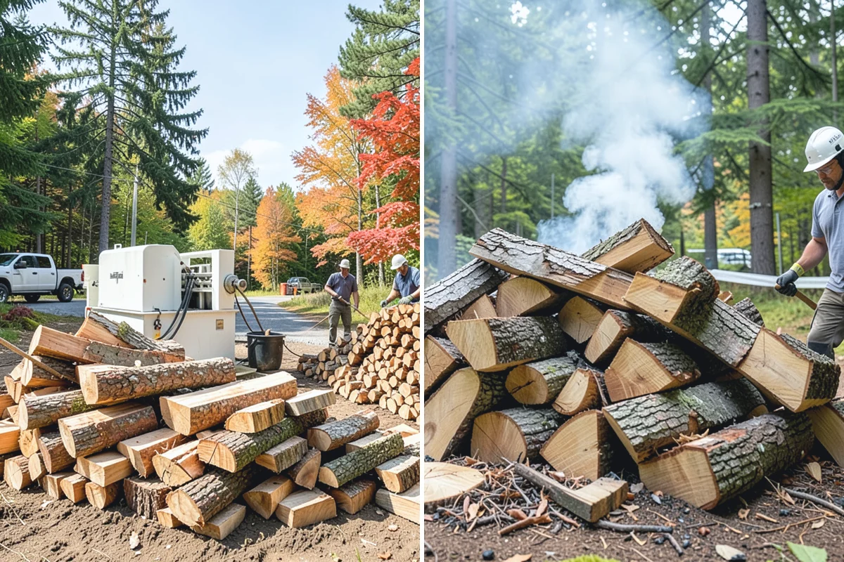 Firewood Processing in Wilkeson, Pierce County, WA - We assess your logs and processing goals