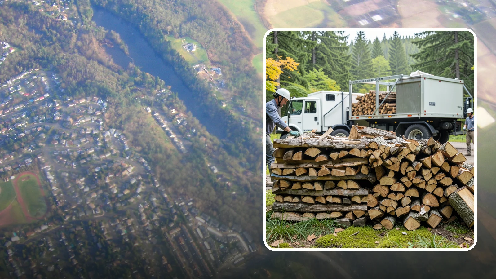 Firewood Processor Service in Algona, King County, WA - We run a firewood processor that bucks and splits your logs in one continuous, high-volume operation.
