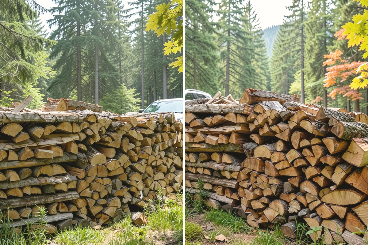 Firewood Processor Service in Anacortes, Skagit County, WA - Assess the log volume and set length and split size