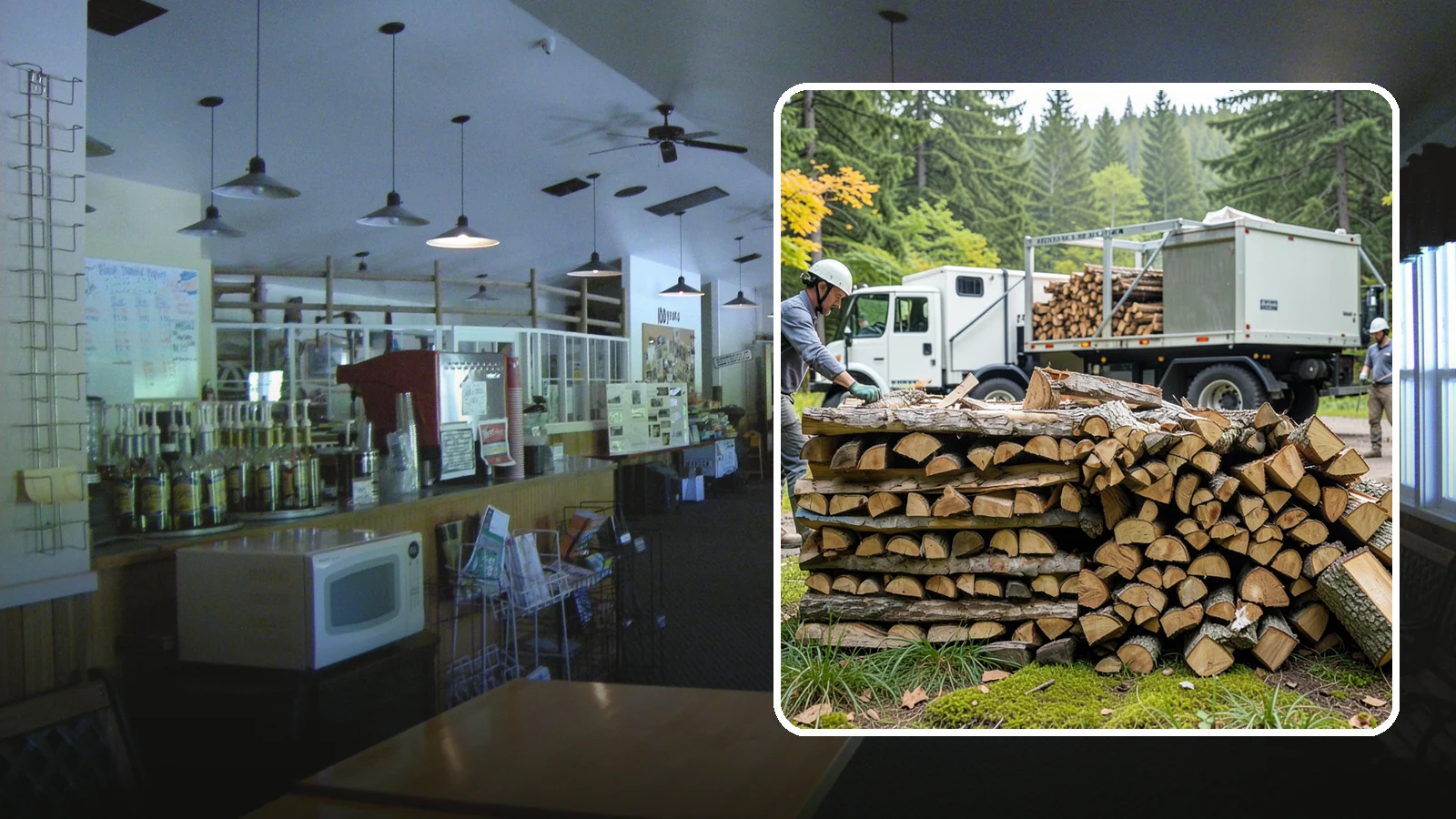 Firewood Processor Service in Black Diamond, King County, WA - We run a firewood processor that bucks and splits your logs in one continuous, high-volume operation.