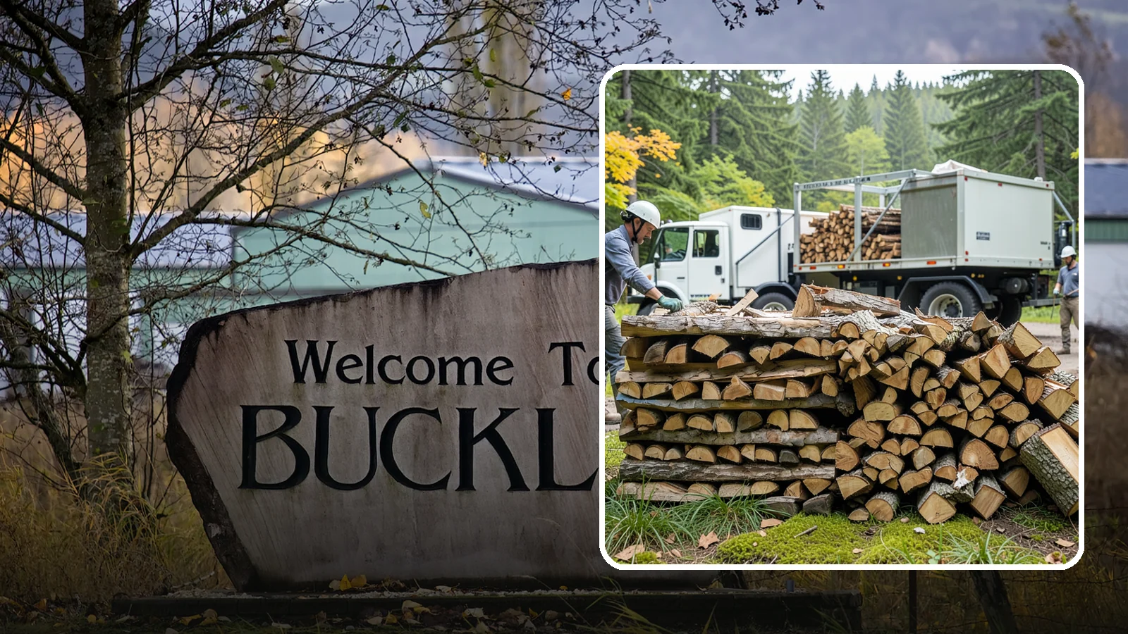 Firewood Processor Service in Buckley, Pierce County, WA - We run a firewood processor that bucks and splits your logs in one continuous, high-volume operation.