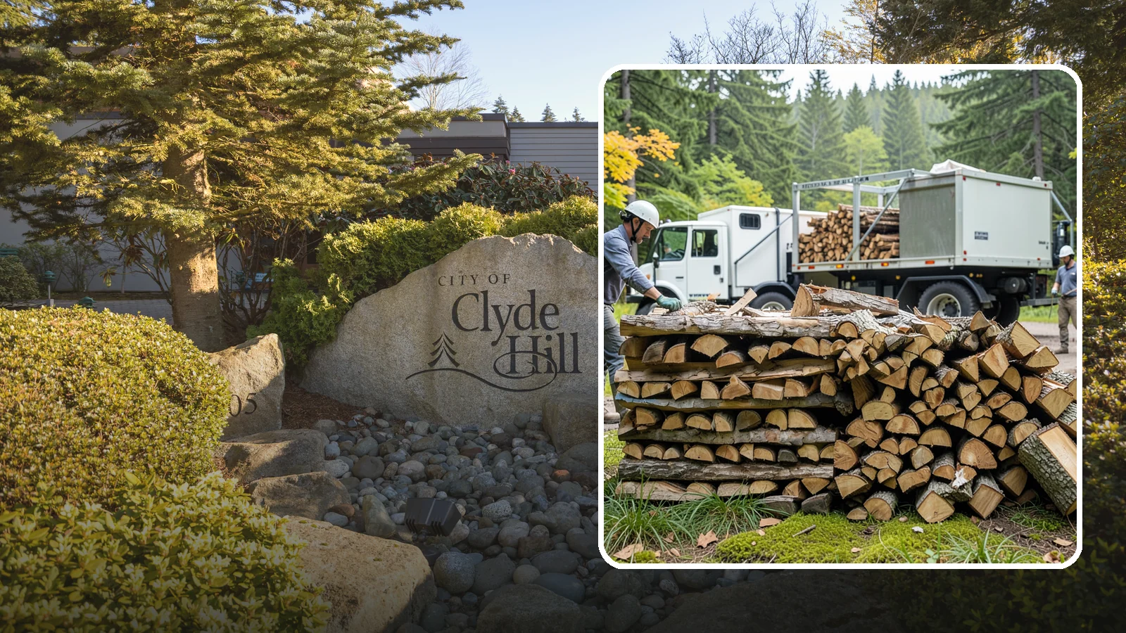 Firewood Processor Service in Clyde Hill, King County, WA - We run a firewood processor that bucks and splits your logs in one continuous, high-volume operation.