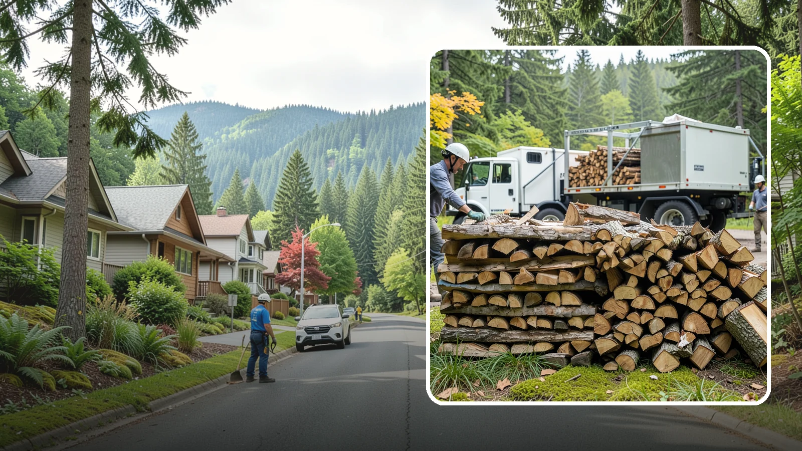 Firewood Processor Service in Darrington, WA - We run a firewood processor that bucks and splits your logs in one continuous, high-volume operation.