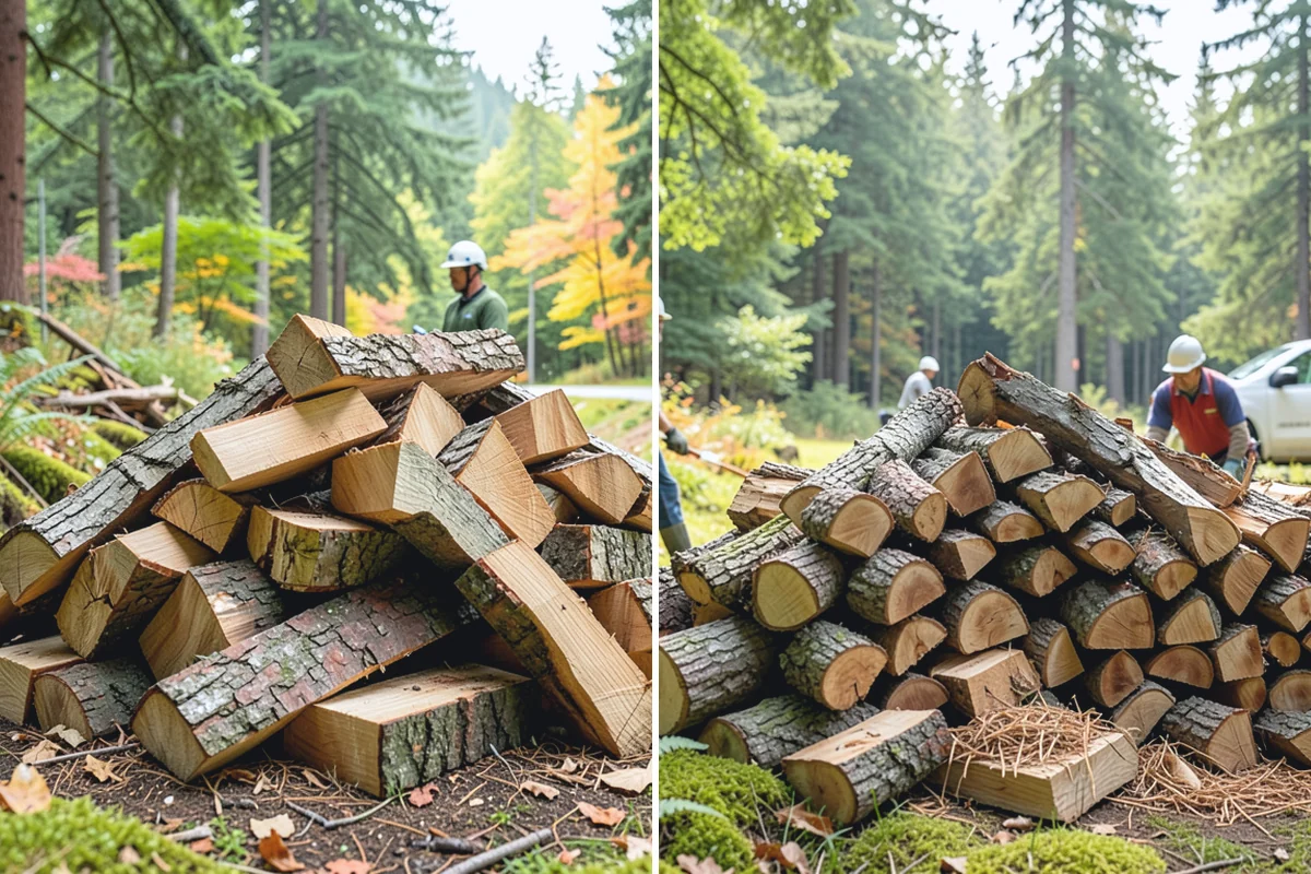 Firewood Processor Service in Darrington, WA - Assess the log volume and set length and split size