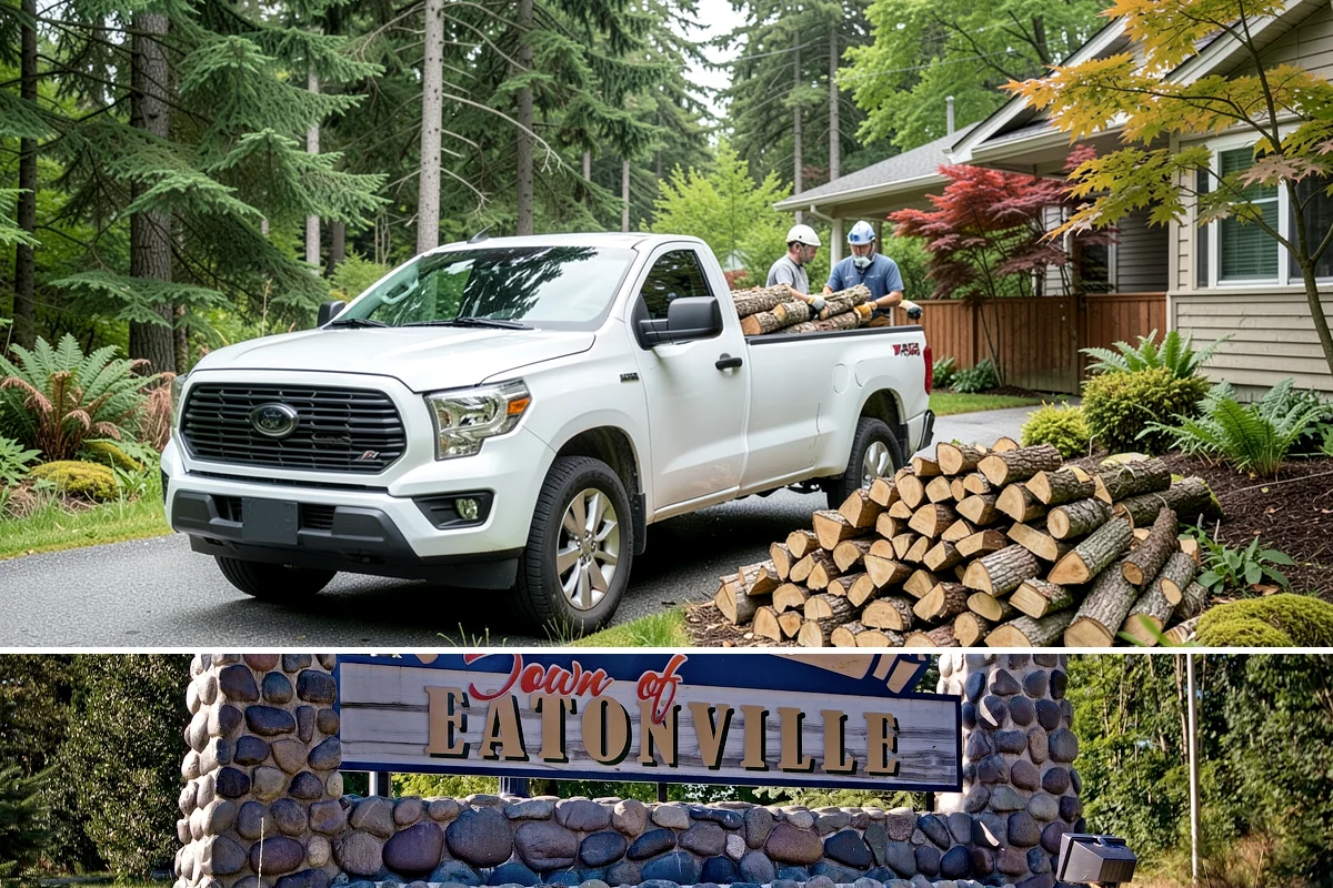 Firewood Processor Service in Eatonville, Pierce County, WA - Best for fall and winter bulk processing or clearing large volumes of downed wood after major storms.