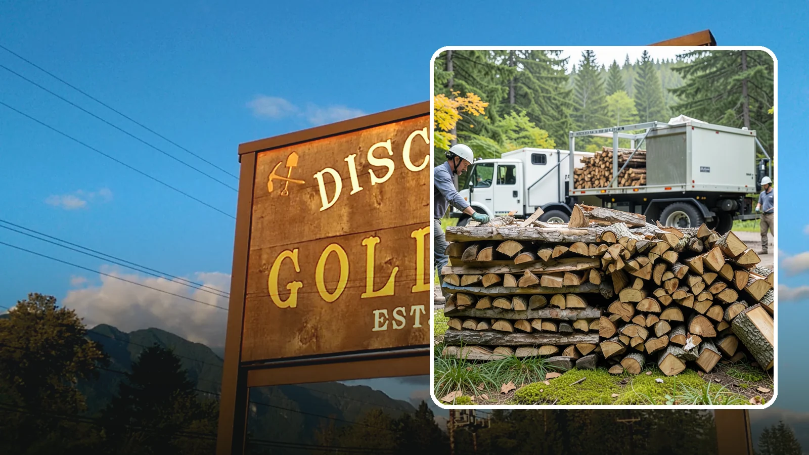 Firewood Processor Service in Gold Bar, Snohomish County, WA - We run a firewood processor that bucks and splits your logs in one continuous, high-volume operation.