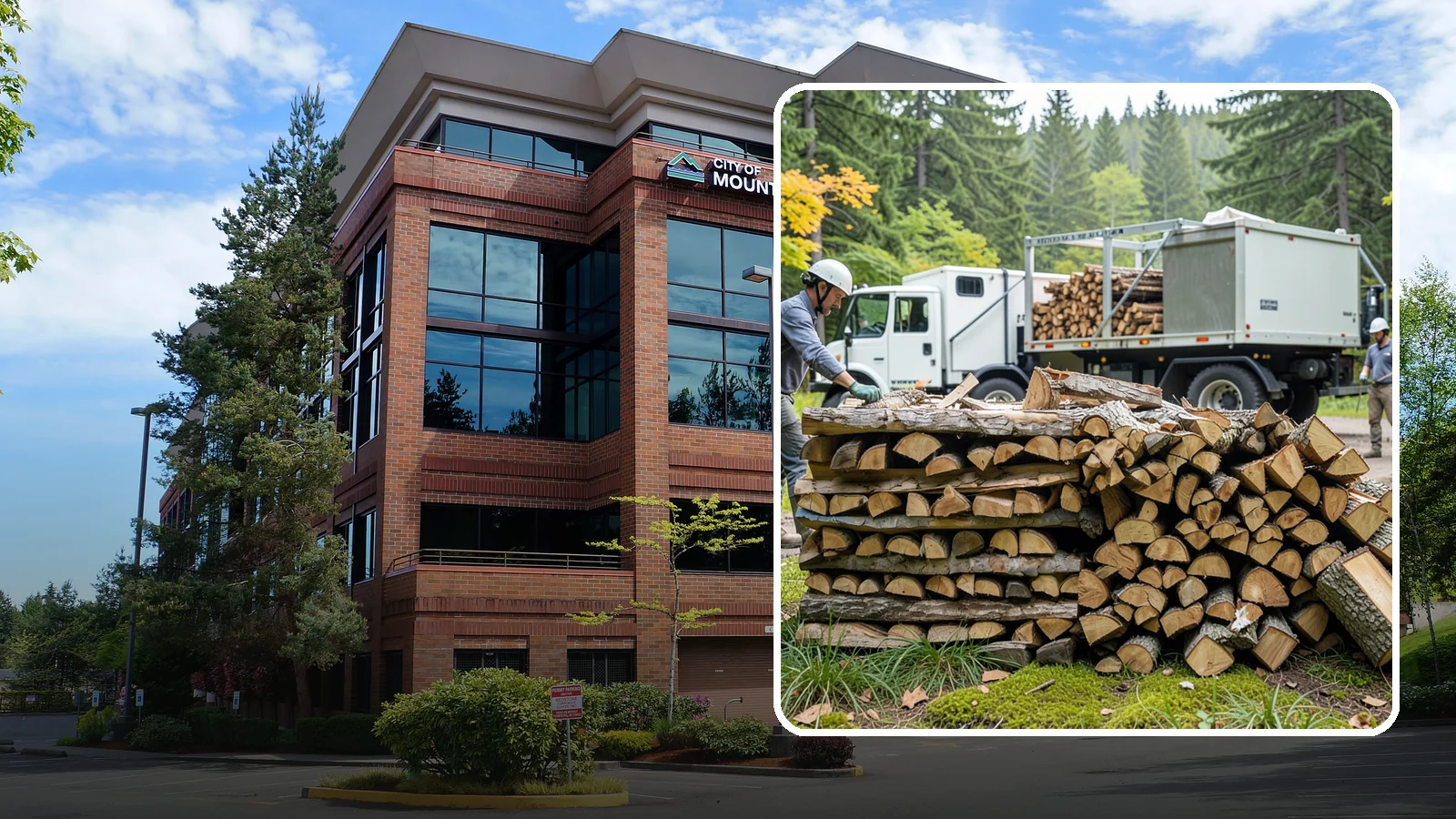 Firewood Processor Service in Mountlake Terrace, Snohomish County, WA - We run a firewood processor that bucks and splits your logs in one continuous, high-volume operation.