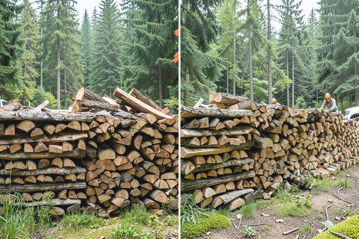 Firewood Processor Service in Skykomish, King County, WA - Assess the log volume and set length and split size