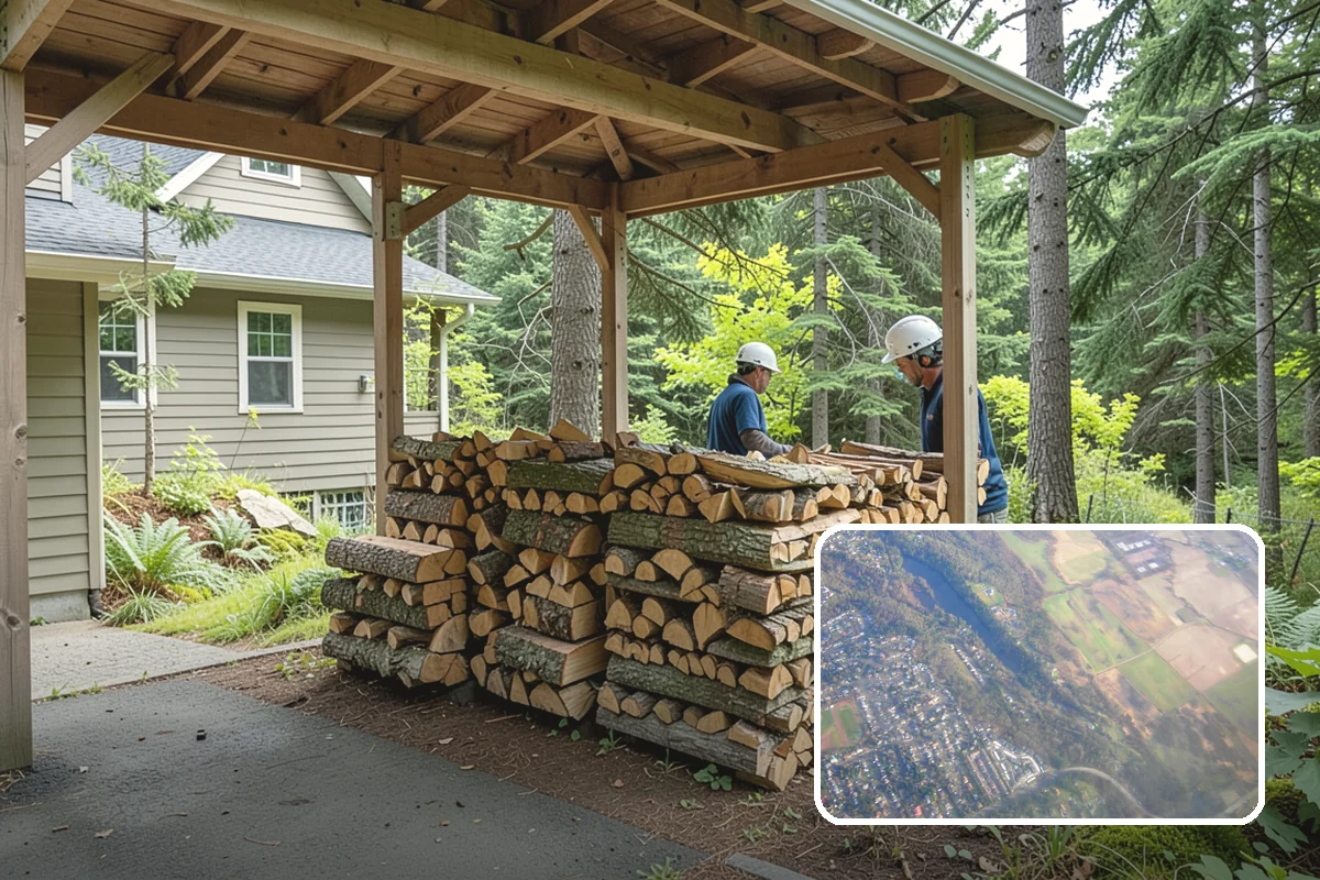 Firewood Quality Inspection in Algona, King County, WA - A complete assessment beyond just moisture