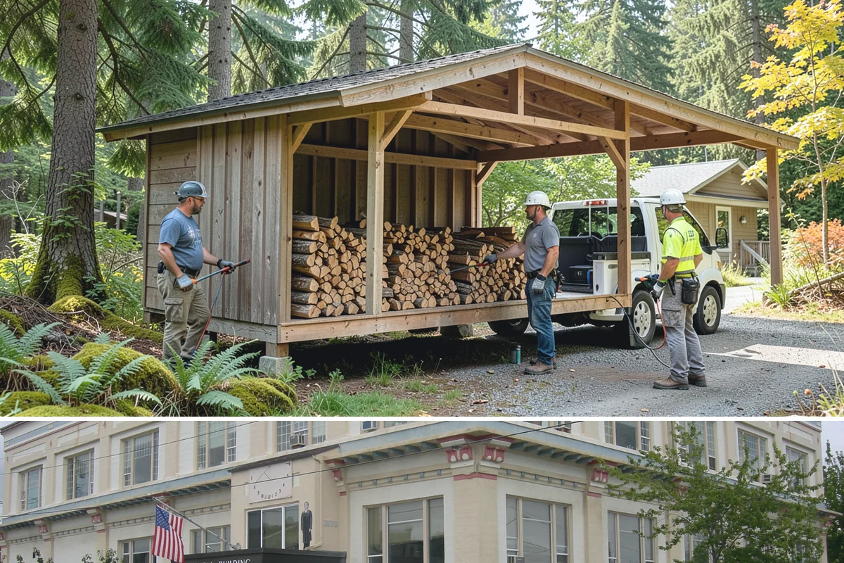 Firewood Quality Inspection in Anacortes, Skagit County, WA - Useful year-round, and especially before winter when you want to verify your heating supply.