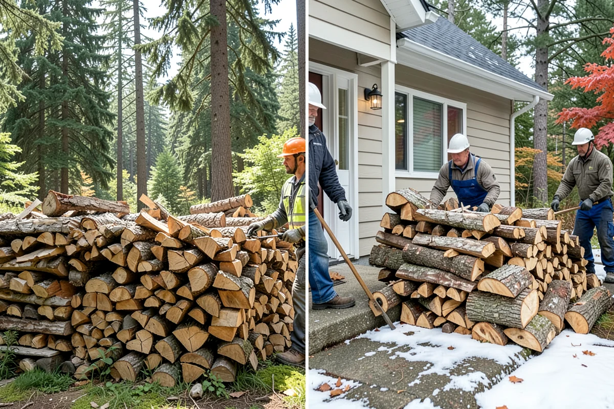 Firewood Quality Inspection in Arlington, Snohomish County, WA - Arrange an inspection at your location or our yard