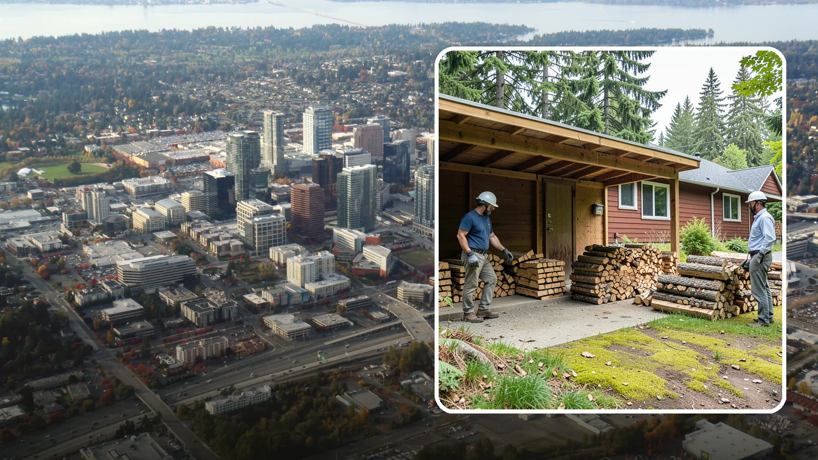 Firewood Quality Inspection in Bellevue, King County, WA - Our firewood quality inspection evaluates your wood for dryness, sizing, and cleanliness so you get exactly what you paid for.