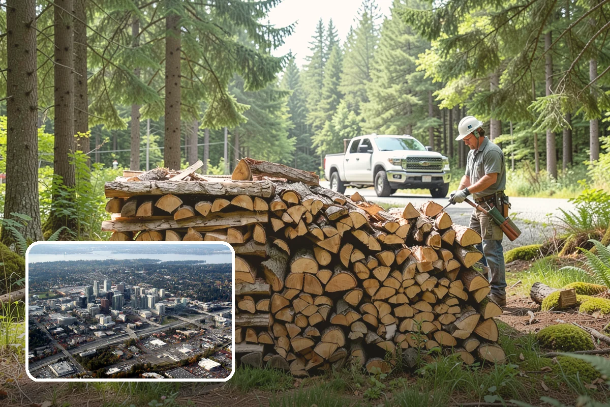 Firewood Quality Inspection in Bellevue, King County, WA - A complete assessment beyond just moisture